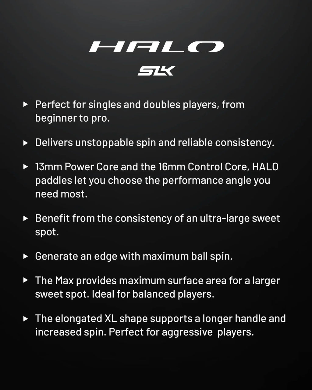 SLK Halo Power XL Paddle