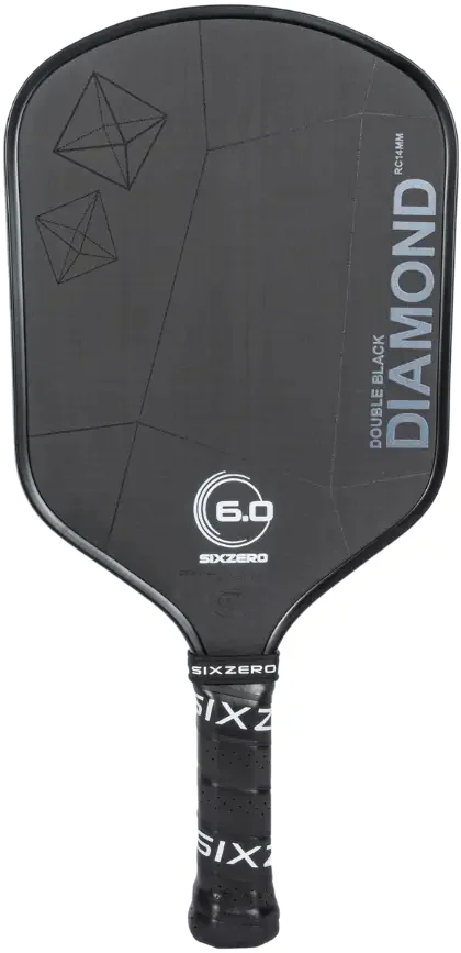 Six Zero Double Black Diamond  Control 16mm Pickleball Paddle