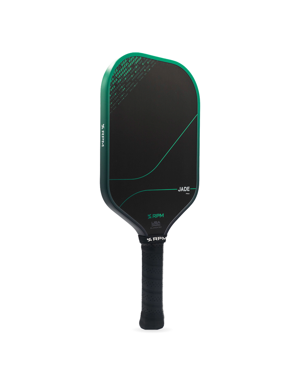 RPM Jade 14MM Elongated Pickleball Paddle - Angled