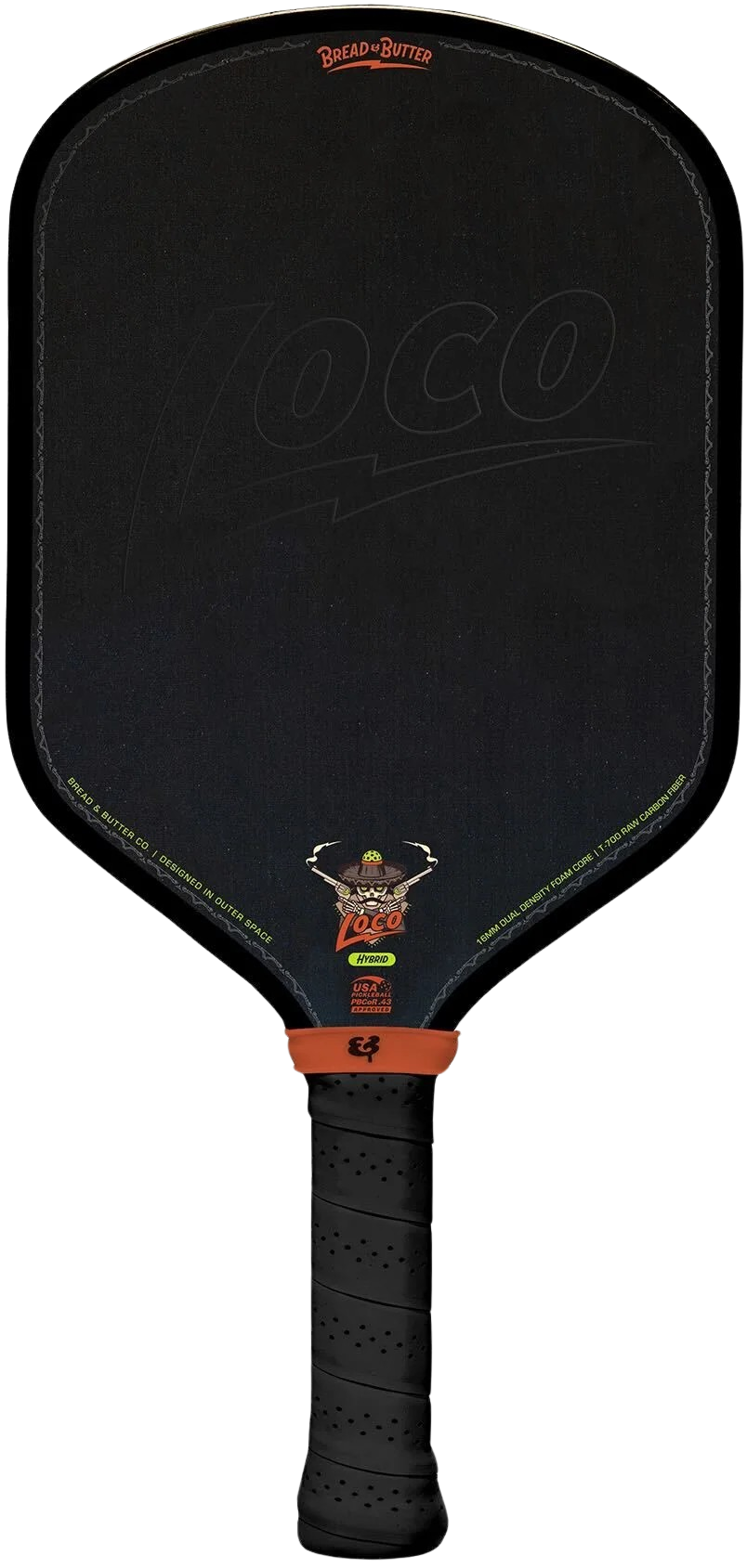 新品!! Bread&amp;Butter Loco Hybridピックルボール パドル Bread & Butter THE LOCO Hybrid 16 mm 2025 Pickleball Paddle