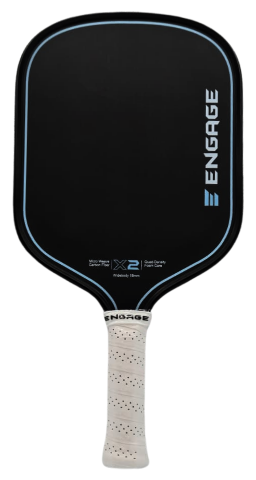 Engage X2 Widebody 16MM Aqua Surge pickleball paddle - front