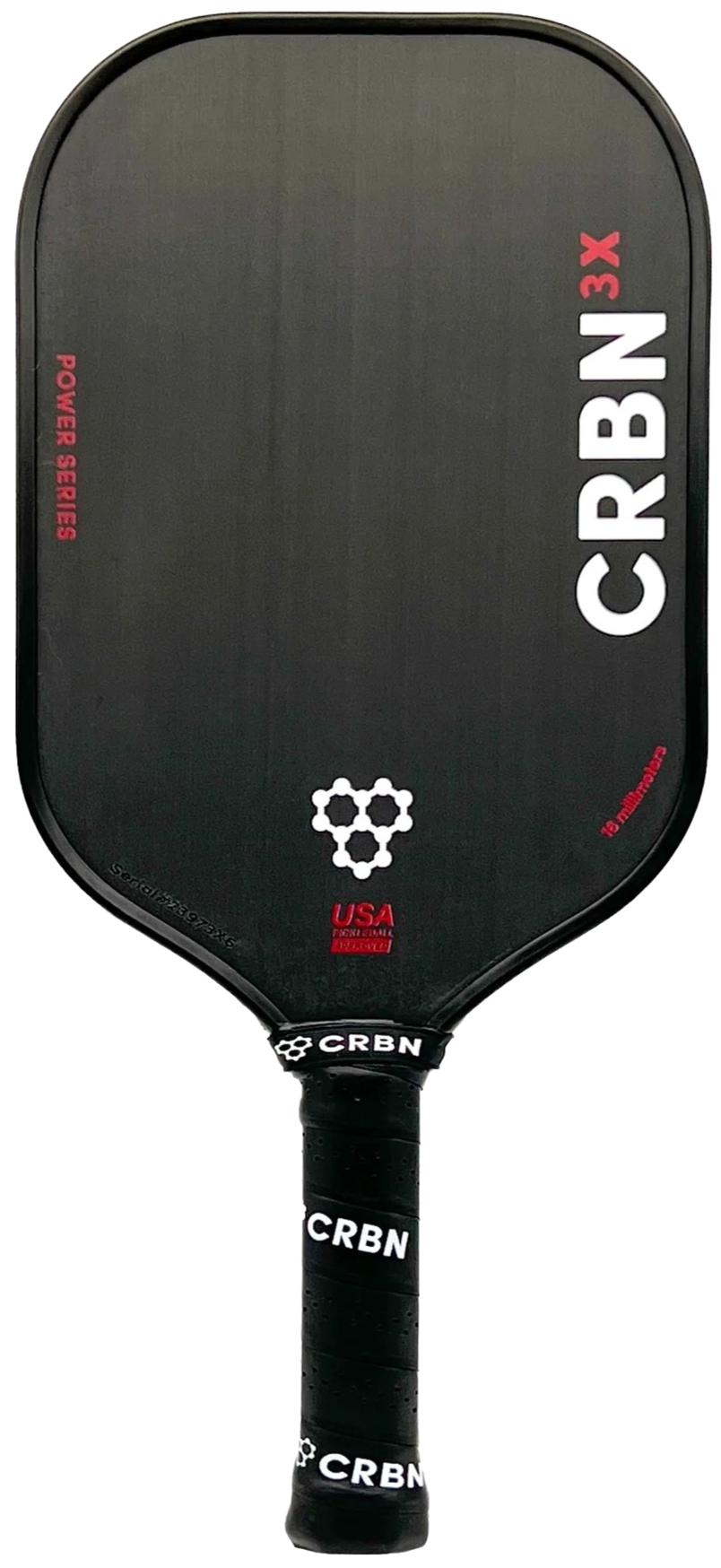 ピックルボール 色っぽ パドル CRBN 3X Power Carbon 16mm